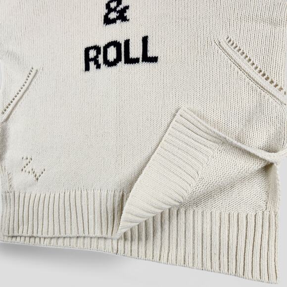 Zadig & Voltaire Alma Rock & Roll Turtleneck Sweater Size Large 100% Wool Knit - Picture 5 of 16